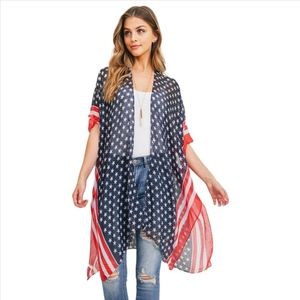 Stars and Strips USA Kimono 💕4.99 shipping